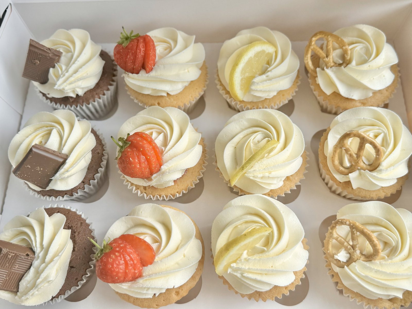 Assorted Topped Cupcakes