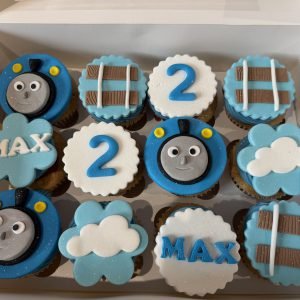 Thomas the Tank Engine Cupcakes