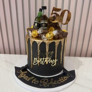 Whisky & Chocolate Drip Cake V1