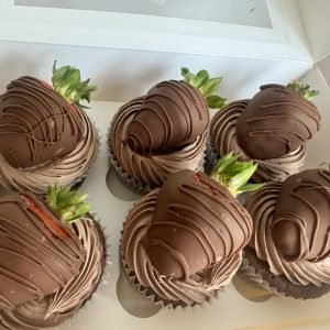 Chocolate Strawberry Cupcakes