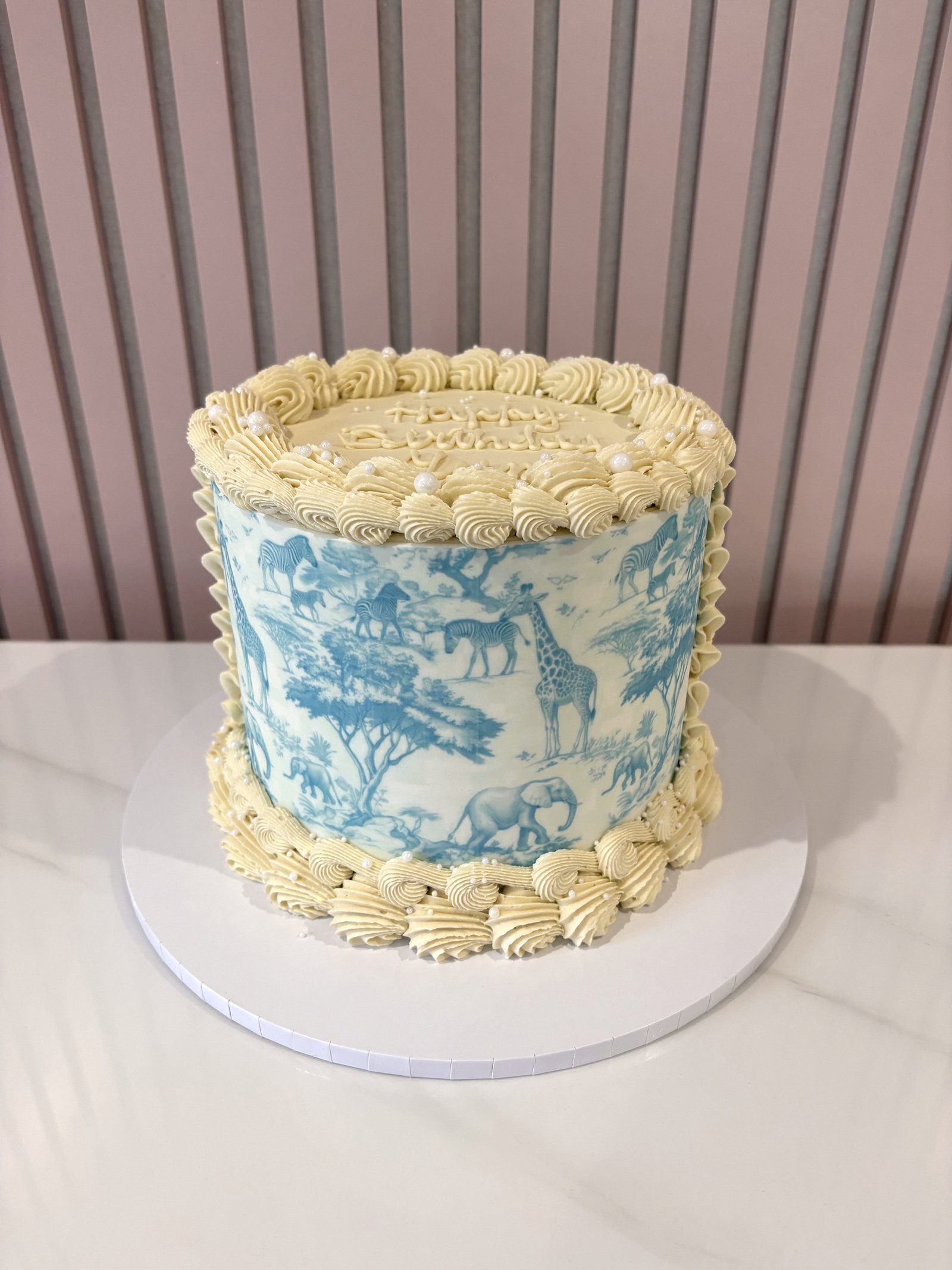 Dior Toile Classic Cake