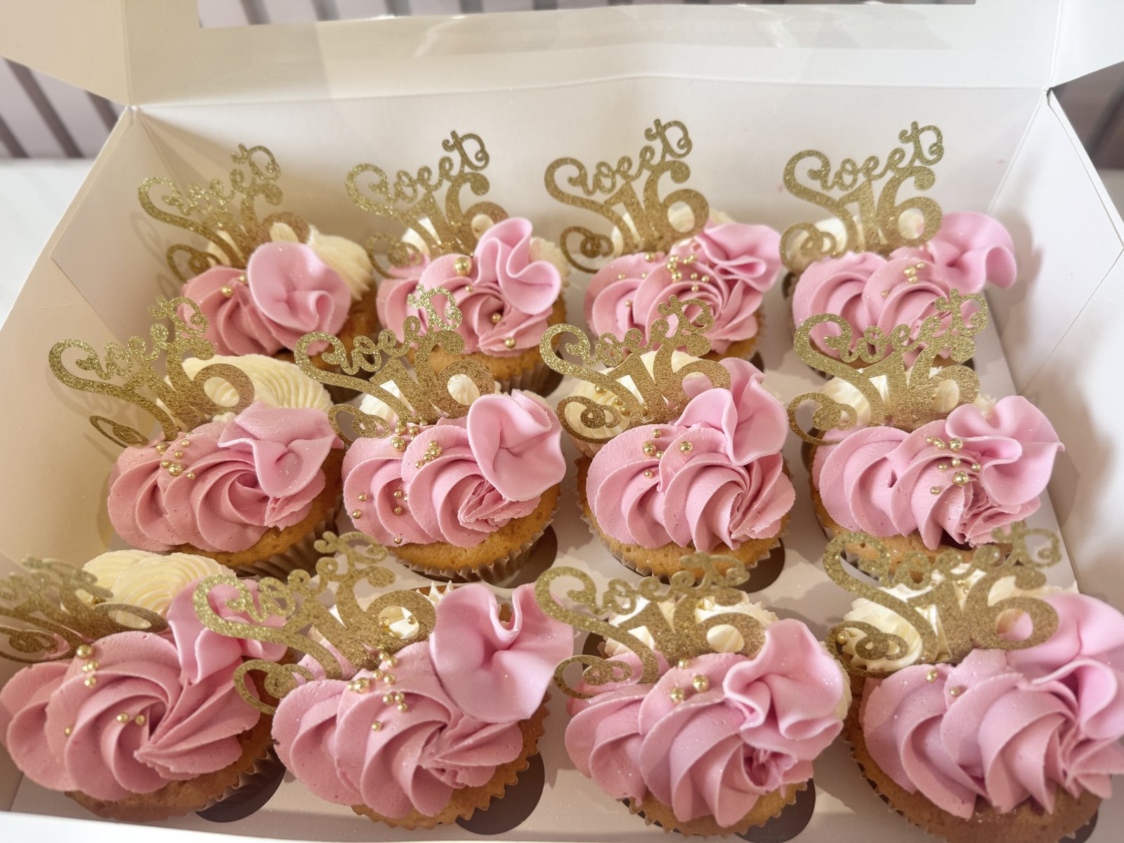 Sweet Sixteen Cupcakes