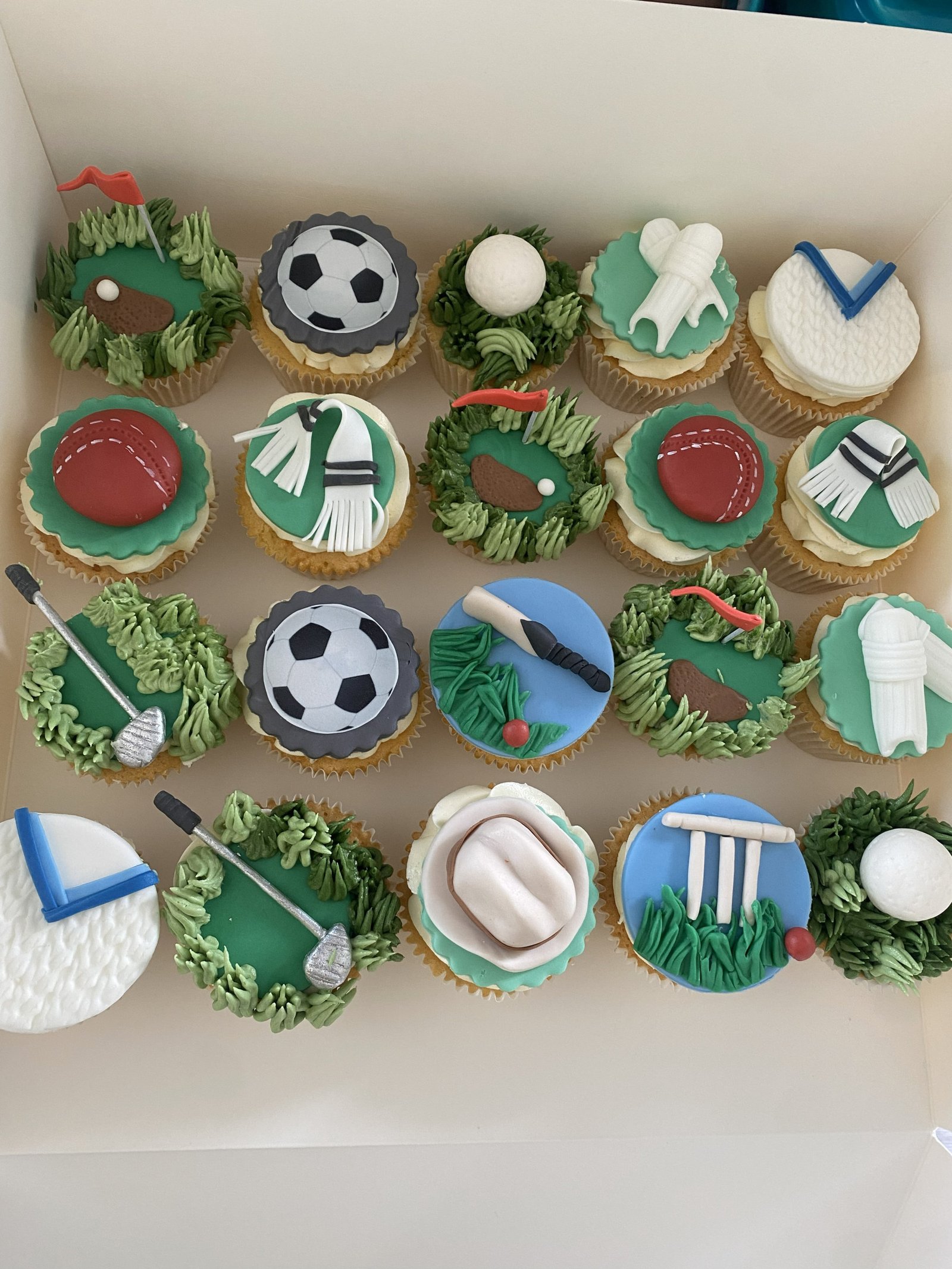 Sport Cupcakes