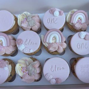 First Birthday Cupcakes