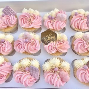 Pink Chocolate Cupcakes