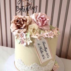 Vintage Floral Cake