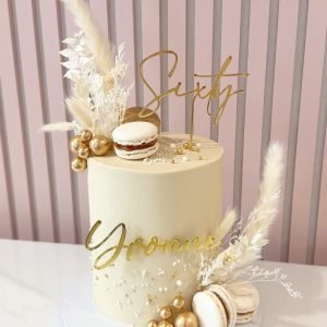 Luxury Macaron Birthday Cake
