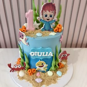 Baby Shark & Bebefinn Cake V1