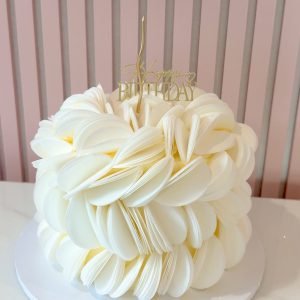 Ivory Petal Cake