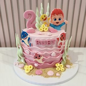 Baby Shark & Bebefinn Cake V2