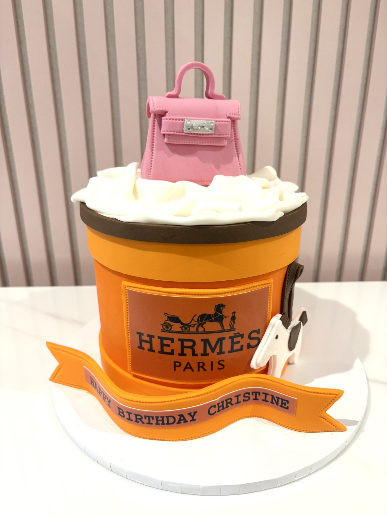 Hermes Gift Box Cake V1