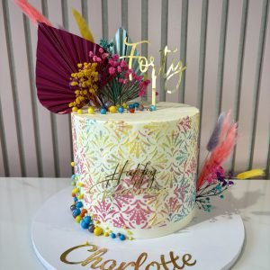 Colourful Floral Cake