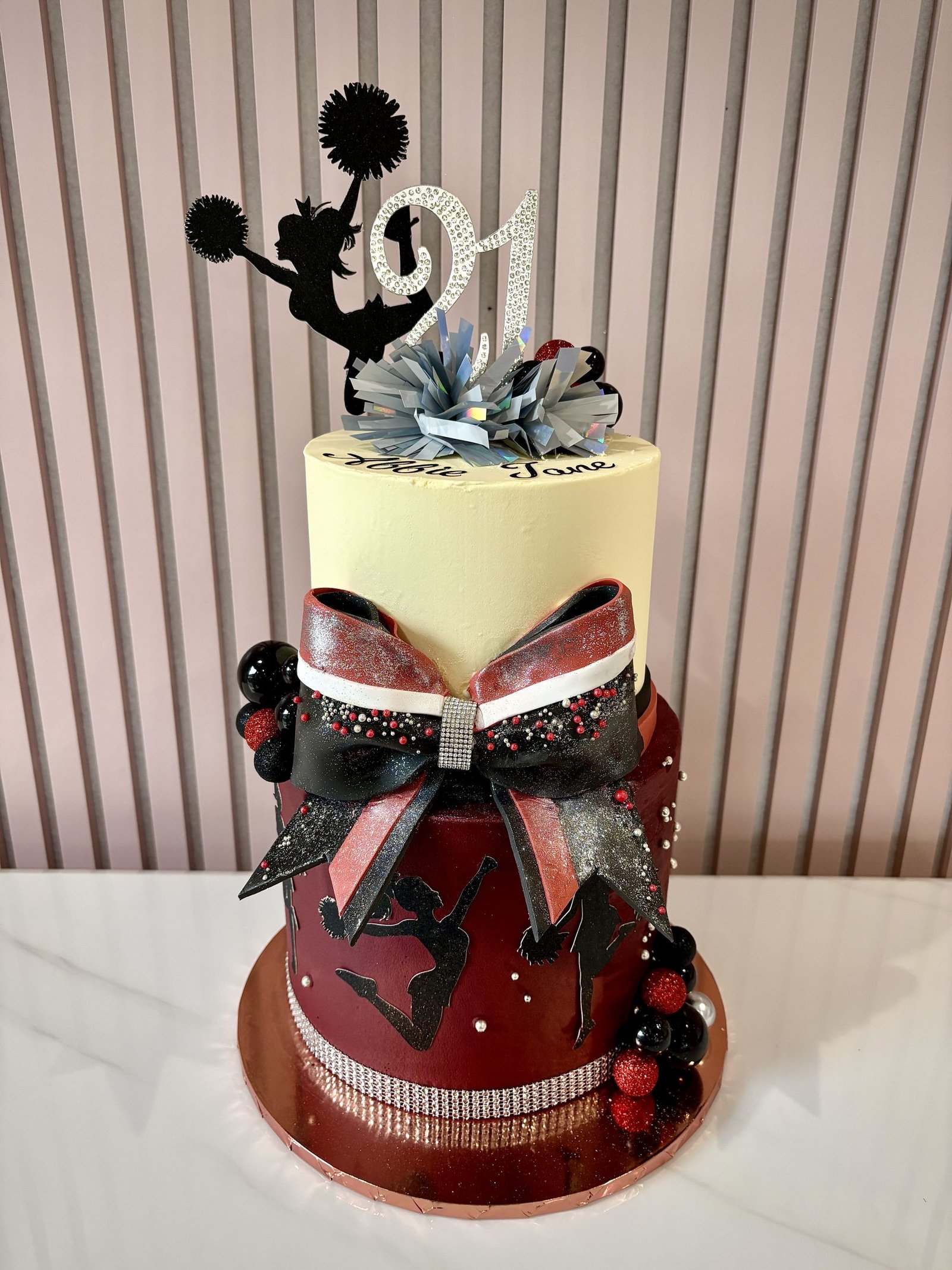Cheerleader Cake