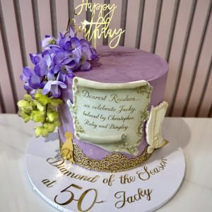 Bridgerton Inspired Cake