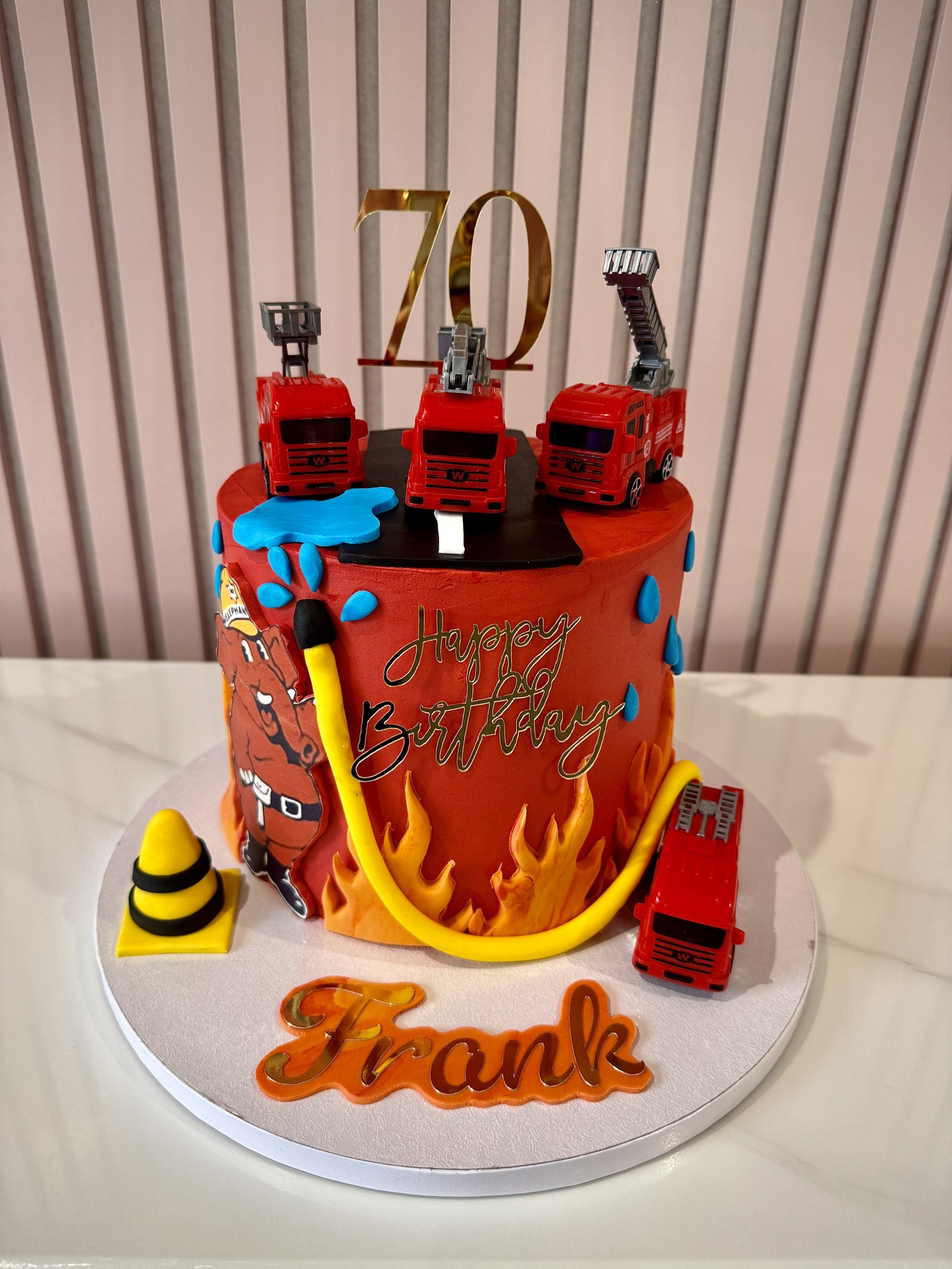 Fire Engine Cake
