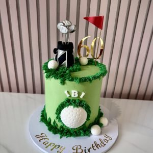 golf-birthday-cake-green
